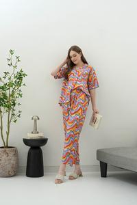 Gambar Alice Set in Picasso - Sleepwear / Piyama Baju Tidur Rayon RAHA dari Raha Sleepwear undefined 2 Tokopedia