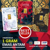 Gambar LM Logam Mulia Emas Antam 1 gram gr Kado Pernikahan Wedding Gift Kawin - Fall Season, 1 gr dari Altisar Gift Shop undefined 1 Tokopedia
