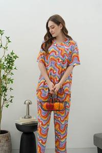 Gambar Alice Set in Picasso - Sleepwear / Piyama Baju Tidur Rayon RAHA dari Raha Sleepwear undefined 3 Tokopedia