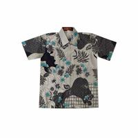 Gambar Kemeja batik anak lengan pendek bahan katun MINI NATA A83 dari TOKO BATIK NATA undefined 1 Tokopedia