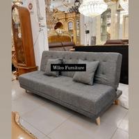 Gambar Sofa Bed Kanvas Abu Custom KAGUU / Sofa Bed 190 Cm Furniture Palembang dari Wilco Furniture Palembang undefined 2 Tokopedia
