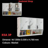 Gambar Kitchen Set Minimalis Atas Bstylish Lemari dan Rak Gantung Aesthetic - Bsty Sonoma 2Pt dari Kadmiel Shop undefined 4 Tokopedia
