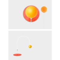 Gambar Mainan Pingpong Tenis Meja Tiang Elastis Bola Pantil Latih Fokus Anak dari Comodic Store undefined 3 Tokopedia