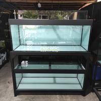 Gambar Aquarium 150x50x50 10mm & rak holo 2 susun top filter kaca dari Naratic Aquarium Design undefined 2 Tokopedia