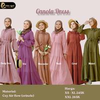 Gambar EMKA HIJAB Gamis Canola Dress Original by Emka Hijab GAMIS SAJA - nude, S dari Daneen Hijab undefined 1 Tokopedia