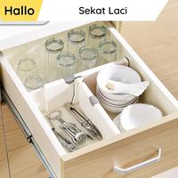 Gambar Sekat Laci Organizer Partisi Pemisah Pembatas Kotak Penyimpanan Lemari - Pendek dari Hallo Living undefined 5 Tokopedia