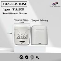 Gambar Souvenir Headset Bluetooth (TWS) TWS01 / Logo 1 Sisi / Murah dari Alpha Promotion undefined 2 Tokopedia