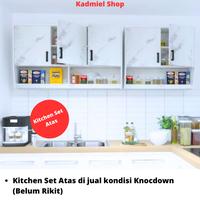 Gambar Kitchen Set Minimalis Atas Bstylish Lemari dan Rak Gantung Aesthetic - Bsty Sonoma 2Pt dari Kadmiel Shop undefined 2 Tokopedia
