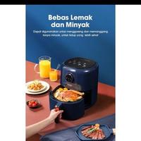 Gambar SAMONO SW~ AFBE04 Air Fryer 4 Liter BiRU Penggorengan Tanpa Minyak dari Xll Yoss undefined 4 Tokopedia