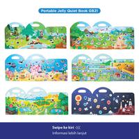 Gambar Mainan Edukasi - Portalbe Jelly Quiet Book / Mainan Edukasi Anak - Space dari IQAngel undefined 5 Tokopedia
