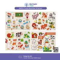 Gambar Mainan Edukasi - Puzzle Board Set / Mainan Edukasi Anak Puzzle Kayu - Vege dari IQAngel undefined 3 Tokopedia