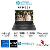 Gambar HP NOTEBOOK 240 G8 36F56PA i7-1065G7 8GB 512GB SSD R620 2GB W10 HOME dari CPUCOM - HP Authorized undefined 1 Tokopedia