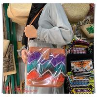 Gambar TAS0721 Tas Slempang Kulit Sintetis Kain Sasirangan dari Ratu Permata undefined 2 Tokopedia