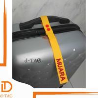 Gambar Custom Bordir Name Tag For Tennis And Luggage Koper Gantungan Penanda - MERAH, BENANG KUNING dari De Tag undefined 4 Tokopedia
