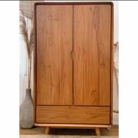 Gambar lemari pakaian lemari baju kayu jati dari Taufik jaya furniture undefined 1 Tokopedia