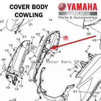 Gambar Cover Body Bodi Cowling New N Max Nmax Dull Blue Biru Glossy Kanan Asli Yamaha Genuine Part dari Setia Motor Baru Cabang Surabaya undefined 4 Tokopedia