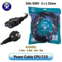 Gambar Kabel Power Cpu 5 Meter Ketebalan 1.25 mili x 3 kabel 250V 10A 5m dari MediatamaIT undefined 1 Tokopedia