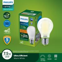 Gambar Philips LED Bulb Ultra Efficient – 7.5W E27 2700 Warm White - Kuning dari Philips lighting Surabaya undefined 1 Tokopedia
