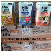 Gambar Susu UHT Milk Life 200ml Dus Susu Milk Life Karton 24 Milk Life BT21 - Fullcream200ml dari bellinisnacks undefined 2 Tokopedia