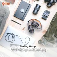 Gambar OLIKE HEADPHONE BLUETOOTH MIC HANDSFREE HEADSET EARPHONE WIRELESS H1 - Hitam dari HEALTH CCARE undefined 3 Tokopedia