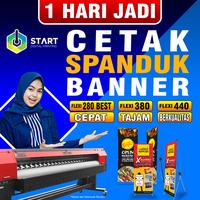 Gambar Start Digital Printing CETAK MURAH Banner Spanduk Backdrop Baliho Flexi 300/380 GSM Cepat Tajam Berkualitas - 1x1, 280 gsm dari Start Printing undefined 1 Tokopedia