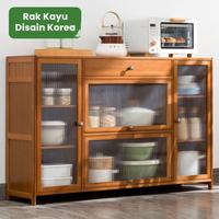 Gambar Rak Tempat Penyimpanan Piring Panci Wajan Rak Kabinet Dapur Anti Debu - 406-70CM dari viralshop87 undefined 1 Tokopedia