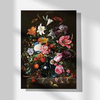Gambar Pajangan Hiasan Dinding Tema Bunga Flower Vintage Estetik - FV-1 dari Waldecor Hapro undefined 3 Tokopedia