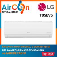 Gambar AC LG T 06 EV4 1/2PK + PASANG INSTALASI DUAL COOL INVERTER dari AIRCON ORIGINAL STORE undefined 1 Tokopedia