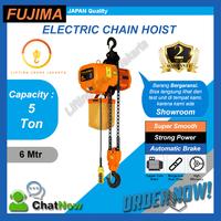 Gambar Electric Chain Hoist 5 Ton x 6 meter FUJIMA Japan dari Lifting Crane Jakarta undefined 1 Tokopedia