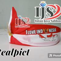 Gambar IKAT KEPALA/BENDO MERAH PUTIH UNTUK ANAK-ANAK DAN DEWASA - motif 1 dari Intan Jaya bendera45 undefined 5 Tokopedia