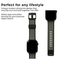 Gambar Strap Apple Watch Ultra (49mm) 8/7 (45mm) UAG X Rip Curl Torquay Band - Black/Turquoise dari schwarz gadget surabaya undefined 4 Tokopedia
