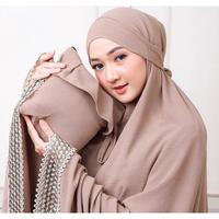 Gambar Mukena Dewasa Lesti Bahan crinkle/Rasheda 3 in1 Mukena traveling - Wardah, Jumbo dari RNbusana undefined 1 Tokopedia