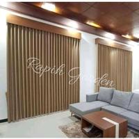 Gambar gorden blackout polos doff/tirai jendela minimalis/gordyn pintu elegan - mocca, L.140 X T.230cm dari Rapih Gordenn undefined 1 Tokopedia