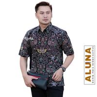 Gambar Batik Prabu Silky Premium Hem Pria Outfit Kantor Lengan Pendek 19 - M dari ALAM BARA undefined 1 Tokopedia