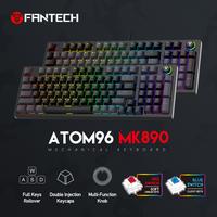 Gambar Fantech ATOM96 MK890 Keyboard Mechanical Gaming 96 Keys Atom 96 - Black Grey, Blue Switch dari Clover Gaming Indonesia undefined 2 Tokopedia