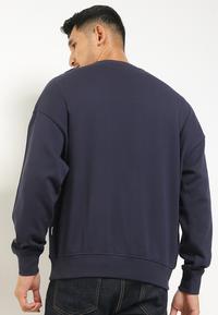 Gambar FILA Sweatshirt Unisex Wheaton - Navy - S dari FILA Official Store undefined 3 Tokopedia