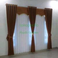 Gambar gorden blackout polos doff/tirai jendela minimalis/gordyn pintu elegan - mocca, L.140 X T.230cm dari Rapih Gordenn undefined 5 Tokopedia