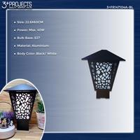 Gambar Lawn Gate Lamp Outdoor Lamp Lampu Taman Garden 3+FR147104A-BL - Hitam dari 3plusprojects undefined 1 Tokopedia