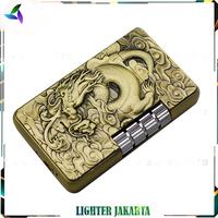 Gambar Korek Api Dupont Api Gas Naga Dragon Zhong Rui Lighter ZR 17-6 - Gold dari Lighter Jakarta undefined 5 Tokopedia