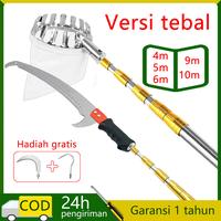 Gambar 10M Petik Buah fruit picker / Gergaji Pemangkasan Tongkat Teleskopik - buah/ kuning, 4M dari Berkebun. undefined 1 Tokopedia