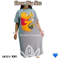 Gambar Baju Terusan Wanita Dress Jumbo Big Size Daster Kaos Santai Terbaru - Navy dari Pilonino Store undefined 1 Tokopedia