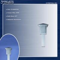 Gambar Lawn Gate Lamp Outdoor / Garden Lamp / Lampu Taman 3+FR8706A-WH - Hitam dari 3plusprojects undefined 1 Tokopedia