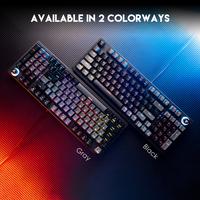 Gambar Fantech ATOM96 MK890 Keyboard Mechanical Gaming 96 Keys Atom 96 - Black Grey, Blue Switch dari Clover Gaming Indonesia undefined 4 Tokopedia