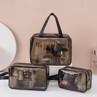 Gambar TAS KOSMETIK TRAVEL / WASHBAG TRANSPARAN / POUCH MAKE UP KOSMETIK - BENING, LARGE dari Gajebo Store undefined 2 Tokopedia