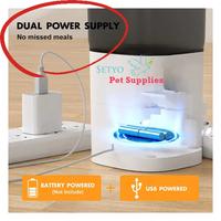 Gambar Automatic Pet Feeder (WIFI, CAMERA, Record, AUDIO, Penjadwalan makan) dari Setyo Pet Supplies undefined 5 Tokopedia