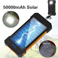 Gambar Powerbank Solar 50000 mAH Tenaga Surya Dual USB Portabel Berkapasitas - blue dari surya mj undefined 2 Tokopedia