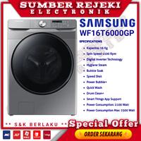 Gambar SAMSUNG WF16T6000GP Meain Cuci Front Loading 16Kg Eco Bubble Inverter dari Sumber Rejeki Electronik undefined 1 Tokopedia