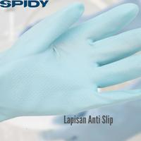 Gambar Spidy Sarung Tangan Masak Latex Perlindungan Kulit Sensitif Bekerja - Biru Ukuran M dari MST TOOLS undefined 4 Tokopedia