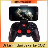 Gambar GAMEPAD X3 JOYSTICK Bluetooth WIRELESS SMARTPHONE ANDROID HOLDER HP PC dari kitasemuasuka undefined 1 Tokopedia