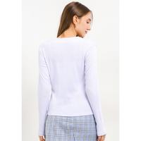 Gambar LLACES Clothing - Cardigan Wanita - Rib Knit LL Cardigan - White - XXXL dari LLACES Clothing undefined 2 Tokopedia